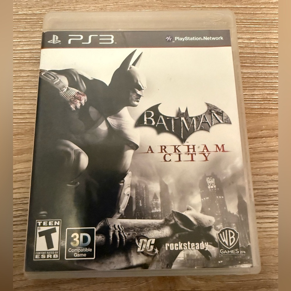 Batman: Arkham City for PlayStation 3 PS3 - Black and Gray Complete